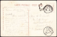 91738 - 1904 UNPAID MAIL TUNBRIDGE WELLS TO LONDON. Post card Tunbridge Well...