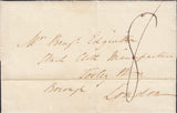 91740 - 1829 CAMBS/'CAXTON' HAND STAMP (CB72). Letter Caxton to London dated May ...