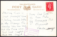 91758 - LONDON INSTRUCTIONAL. KGVI post card to Chiswick w...