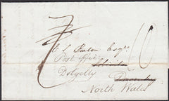 91803 - NORTHANTS. 1830 letter Birmingham to Daventry date...
