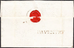 91808 - 1794 NORTHANTS/DAVENTRY HAND STAMP(NN42). 1794 entire Dodford to UlverstoneLanc...