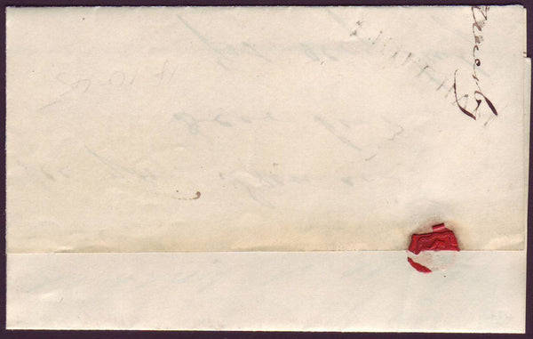 91857 - NORFOLK/'SHIPHAM' HAND STAMP (NK356). Undated letter East Bradenham to Norwich ...