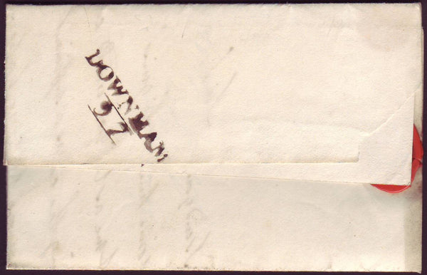 91899 - NORFOLK/'DOWNHAM 97' MILEAGE MARK (NK122). Undated letter Hilgay to 'John Kitson Esqre Norwich with fin...