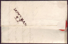 91899 - NORFOLK/'DOWNHAM 97' MILEAGE MARK (NK122). Undated letter Hilgay to 'John Kitson Esqre Norwich with fin...