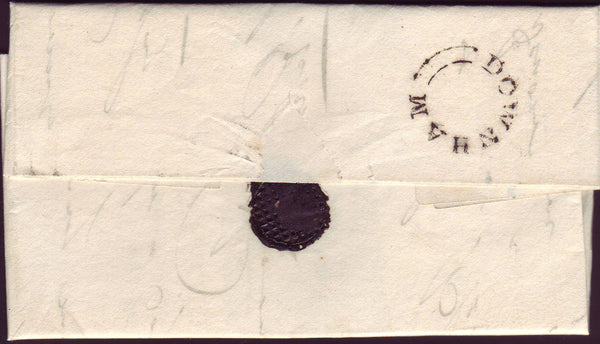 91900 - 1834 NORFOLK/'DOWNHAM' UDC. Letter Downham to Norwich dated 23rd...
