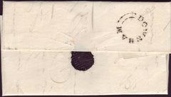 91900 - 1834 NORFOLK/'DOWNHAM' UDC. Letter Downham to Norwich dated 23rd...