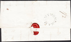 91966 - NORFOLK. 1837 entire Wymondham to Norwich dated No...