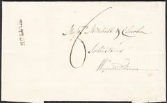 91976 - NORFOLK. 1834 letter Griston to Wymondham dated No...