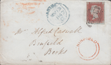 92028 - 1847 BERKS/'BINFIELD' UDC. Envelope Hastings to Binfield, Berks w...