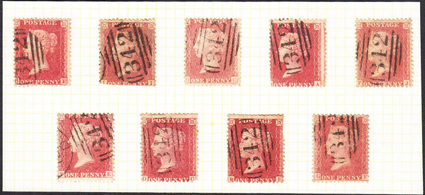 92042 - SUSSEX/HASTINGS "342" CANCELLATION. Album page of ...