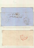 92097 - SUSSEX/RYE CANCELLATIONS. Group of 9 pieces/envelopes and 87 sta...