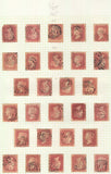 92097 - SUSSEX/RYE CANCELLATIONS. Group of 9 pieces/envelopes and 87 sta...