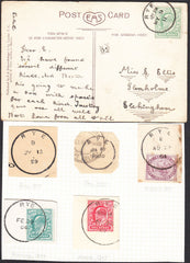 92100 - SUSSEX/RYE. 1911 post card to Etchingham with KEDV...
