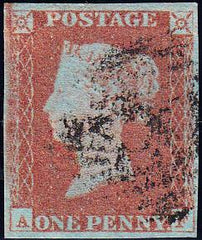 92148 - PL.72 (AF)(SG8). Good used 1846 1d pl.72 lettered ...