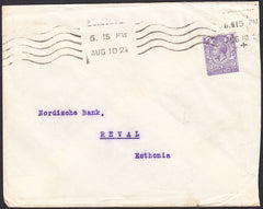 92196 - 1921 MAIL TO ESTONIA. Envelope London to Reval, Es...