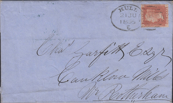 92316 - PL.6 (LI)(SG21) ON COVER/POSTAL FISCAL/HULL SPOON TYPE C (RA40). Lette...