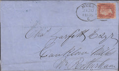 92316 - PL.6 (LI)(SG21) ON COVER/POSTAL FISCAL/HULL SPOON TYPE C (RA40). Lette...