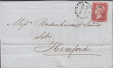 92360 - PL.27 (TD)(SG40) ON COVER. 1859 letter Redhill nea...