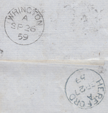 92360 - PL.27 (TD)(SG40) ON COVER. 1859 letter Redhill nea...