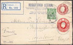 92372 - MIDDLESEX. 1921 KEDVII 3d brown registered envelop...