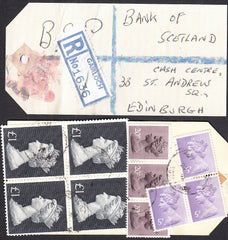 92553 - BANKERS' SPECIAL PACKET. 1974 parcel tag addressed...