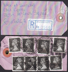 92557 - BANKERS' SPECIAL PACKET. 1983 parcel tag addressed...