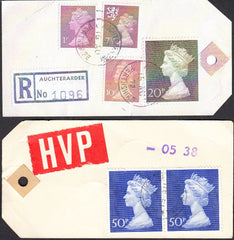 92560 - HIGH VALUE PACKET. 1972 unaddressed parcel tag wit...