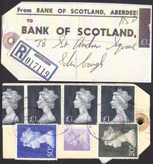 92586 - BANKERS' SPECIAL PACKET. 1975 parcel tag addressed...