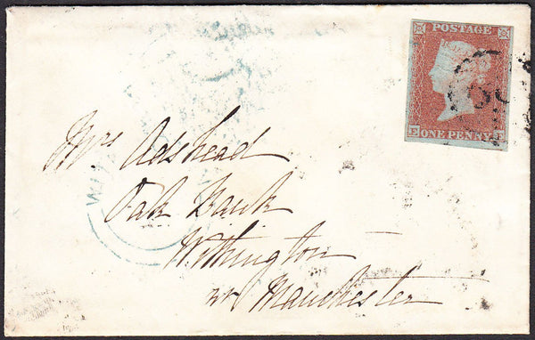 92600 - PL.161 (EE)(SG8) ON COVER. 1854 envelope with lett...