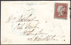 92600 - PL.161 (EE)(SG8) ON COVER. 1854 envelope with lett...