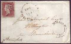 92607 - PL.19 (CE)(SG8)/SHROPSHIRE. 1843 envelope Broseley...