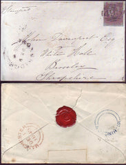 92650 - 1848 MANCHESTER/WITHINGTON UDC/PL.81 (CH) VERY BLUED PAPER (SG8a). 184...