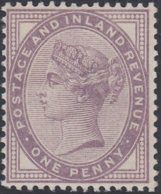 92970  1881 1D BLUISH-LILAC (SG172a SPEC K8(2). A very fi...