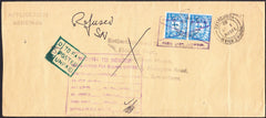 93129 - 1968 UNDELIVERED MAIL ROTHERHAM LOCAL USAGE. Large envelope (225x100), some creasing, used local...