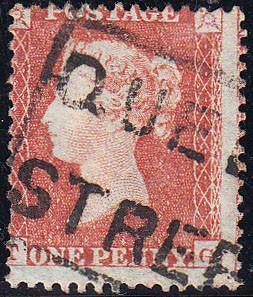 93501 - RES PL.6 (TG)(SG22). Good used 1855 die 1 res.pl.6...