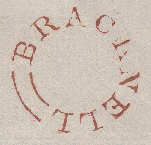 93726 - 1838 BERKS/'BRACKNELL' UDC (BR65). Letter Bracknell to Bagshot dated ...