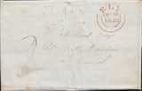 93959 - 1842 CAMBS/TURNPIKE ROAD. Entire Ely to Norwich with printed con...