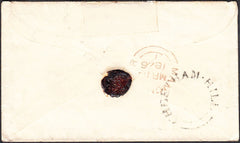 94182 - 1846 MANCHESTER/CHEETHAM HILL UDC/PL.58 (EI)(SG8). 1846 envelope used loc...