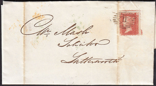 94194 - PL.8 (DB)(SG24) ON COVER. 1855 entire London to Lu...