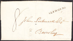94637 - YORKS. 1816 entire Sledmere to Beverley dated 29th...