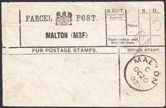 94756 - PARCEL POST LABEL/YORKS. 1902 label, slight faults...