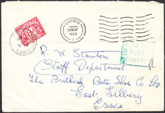 94785 - LONDON/ESSEX/UNPAID MAIL. 1968 envelope London to ...