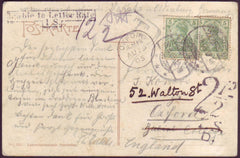 94905 - 1905 UNDERPAID MAIL GERMANY TO OXFORD. Post ...