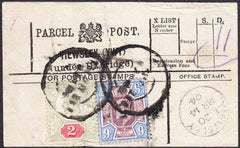 95031 - PARCEL POST LABEL/MIDDLESEX. 1904 label YIEWSLEY (...