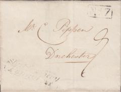 95049 - 1832 DORSET/ SHAFTESBURY PENNY POST. Letter Stalbridge to