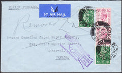 95068 - 1953 UNDELIVERED MAIL TO CANADA. Envelope London t...