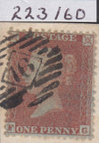 95137 - PL.19 (FG)(SPEC C6). A good used 1855 die 2 1d pl....