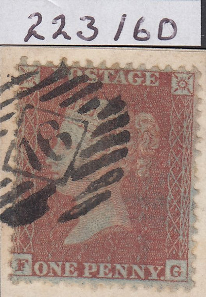 95137 - PL.19 (FG)(SPEC C6). A good used 1855 die 2 1d pl....