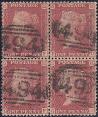 95207 - PL.36 (SG40)(FF FG GF GG) BLOCK OF FOUR. Fine used...