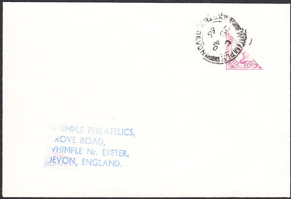 95232 - 1966 6D WILDING BISECT. Envelope used locally in W...